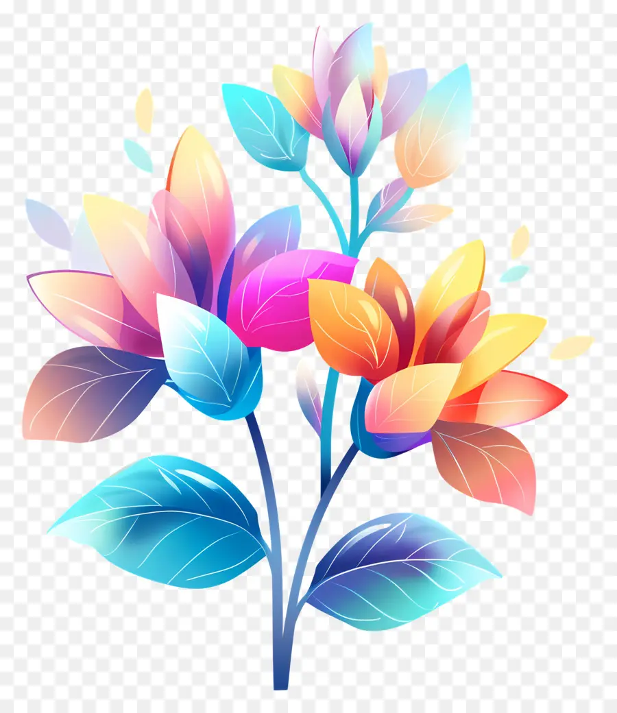 Flor，Flores Coloridas PNG