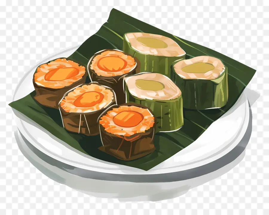 Kuih Da Malásia，Sushi PNG