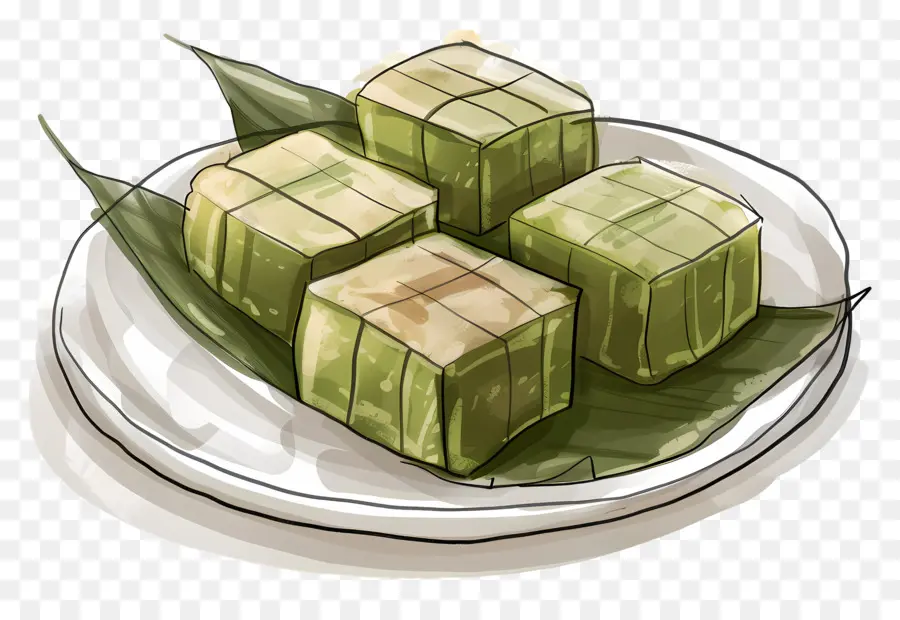 Kuih Malaio，Geléia Verde PNG