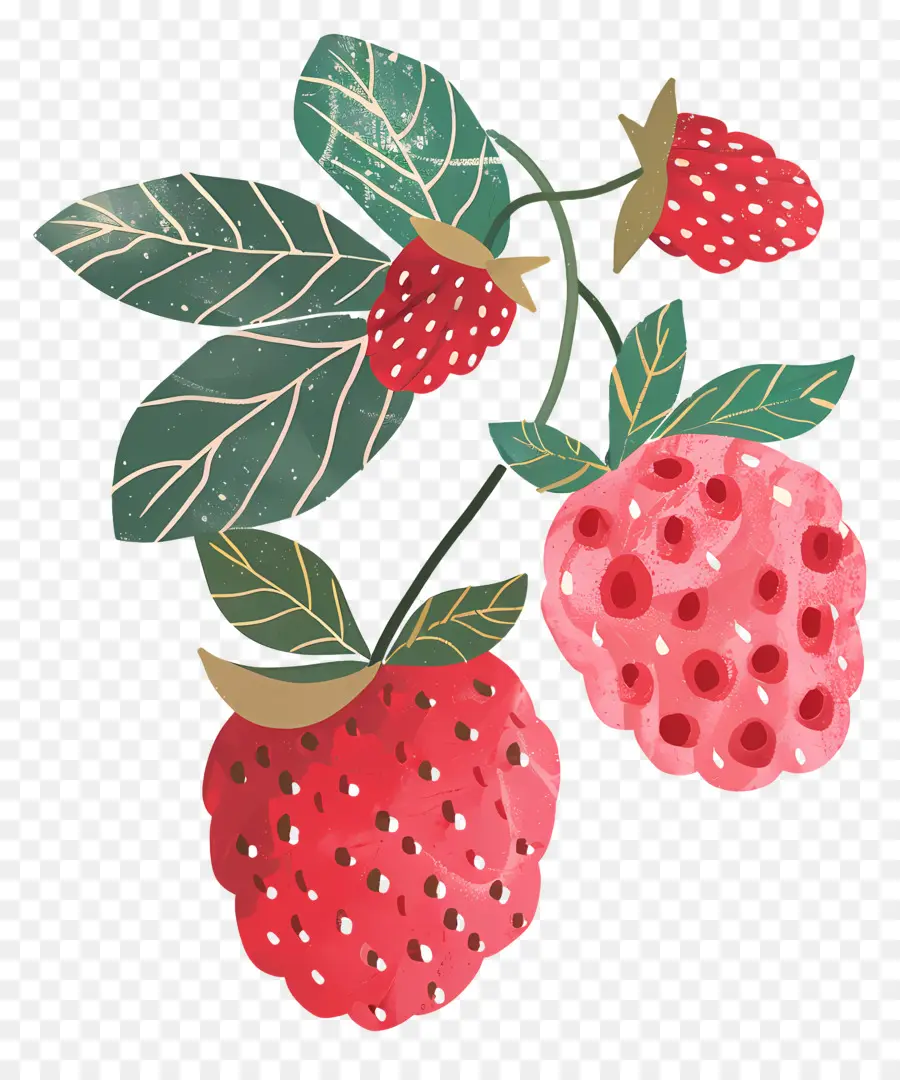 Framboesas，Frutas PNG