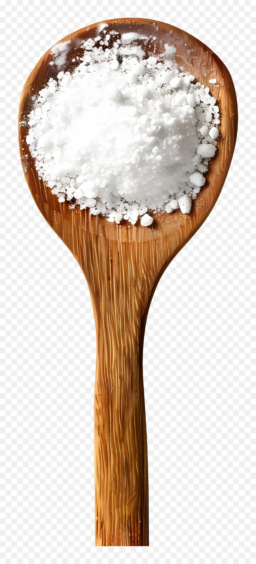 Açúcar Em Pó，Colher De Madeira PNG