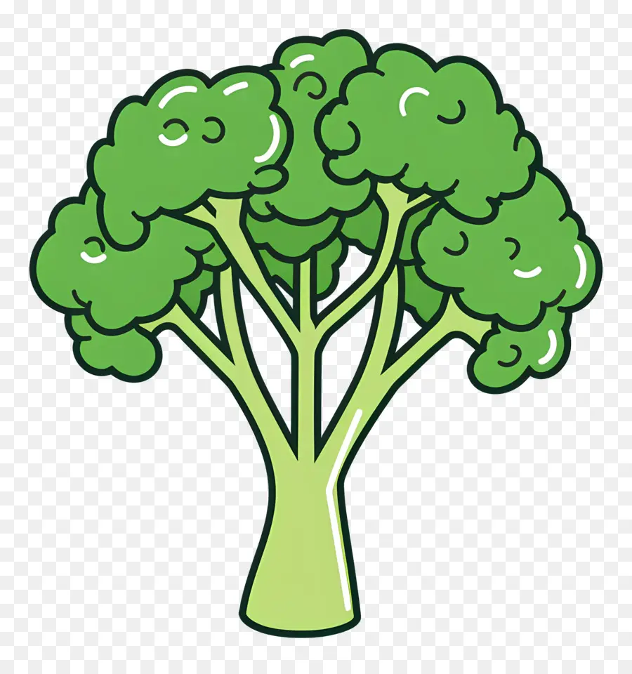 Brócolis，árvore Verde PNG