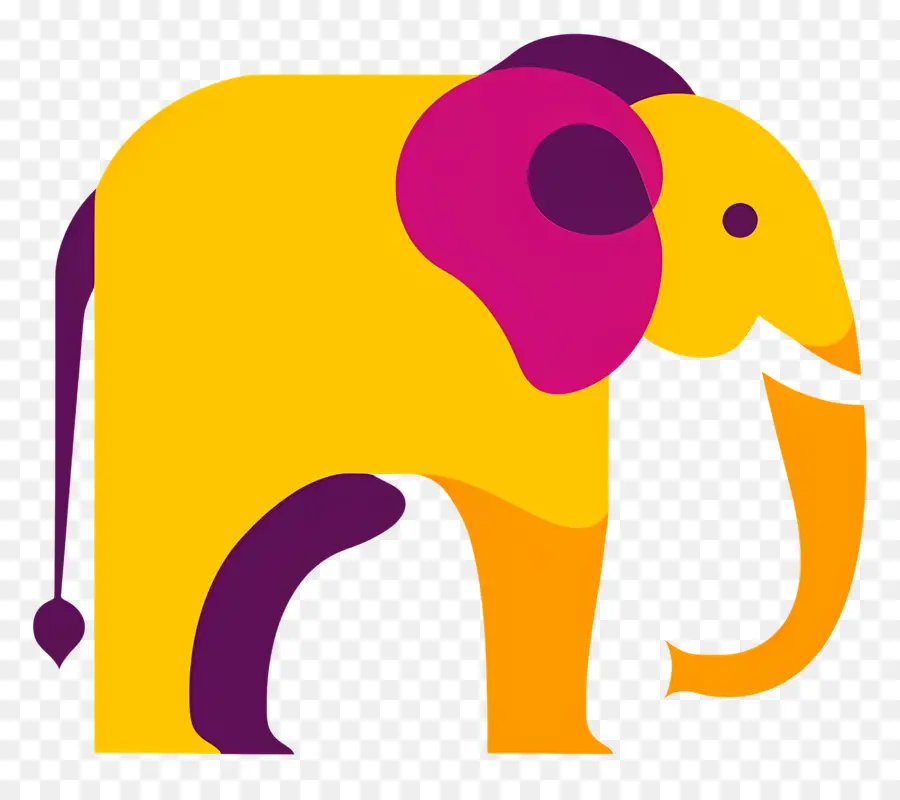 Elefante，Amarelo Elefante PNG