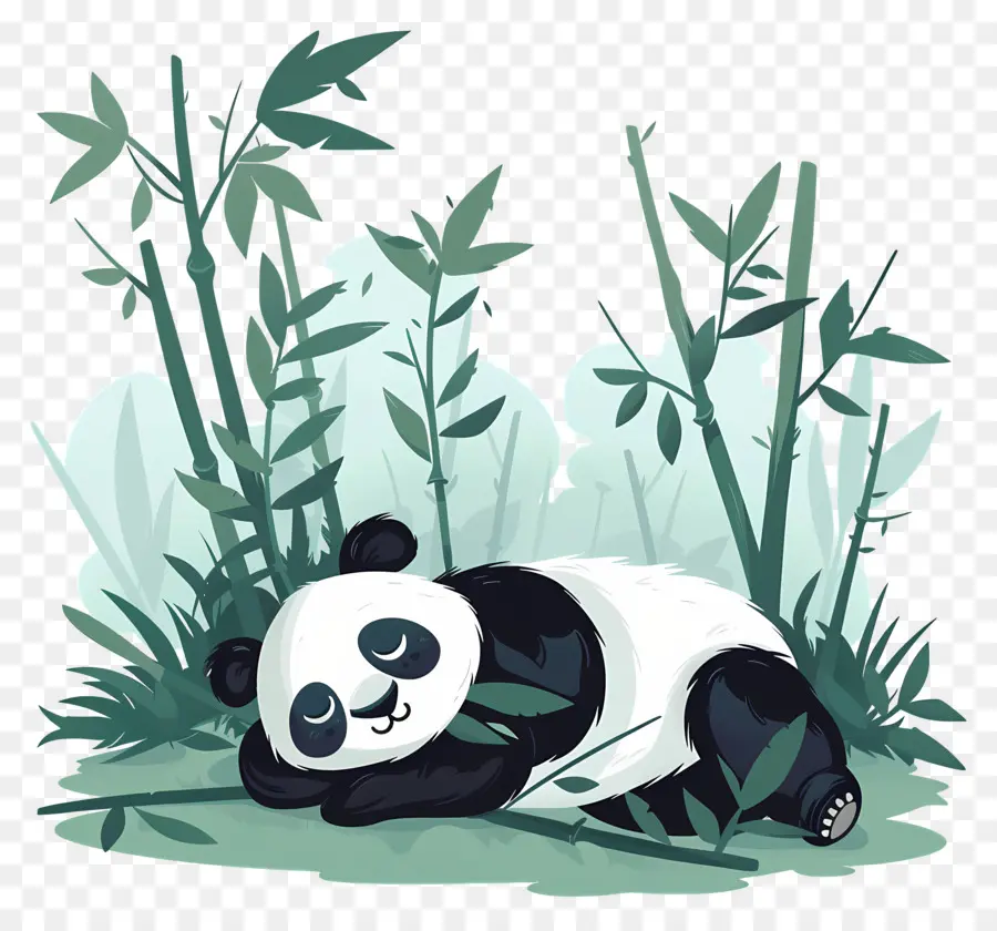 Dormir Panda，Urso Panda PNG