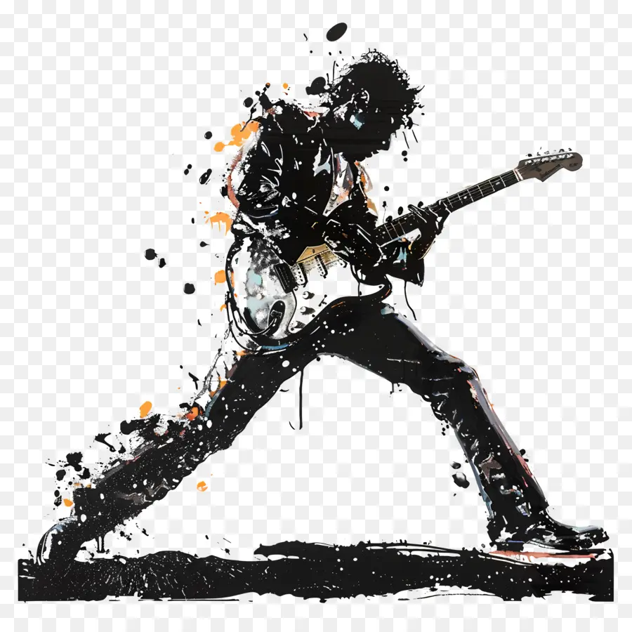 Rock'n'roll，Guitarrista PNG