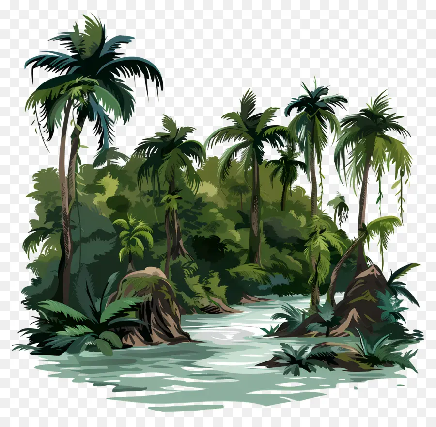 Pântano Tropical，Selva Tropical PNG