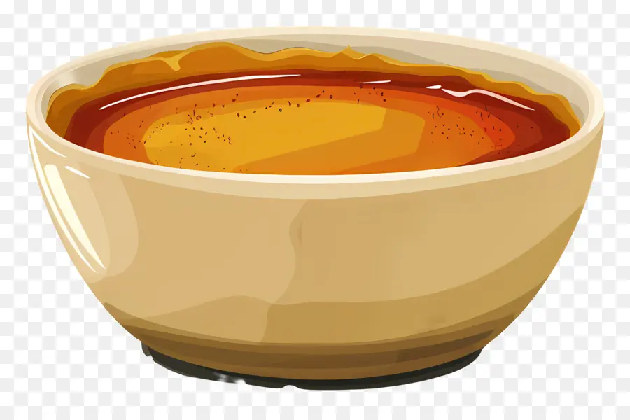Crème Brûlée，Chá Quente PNG