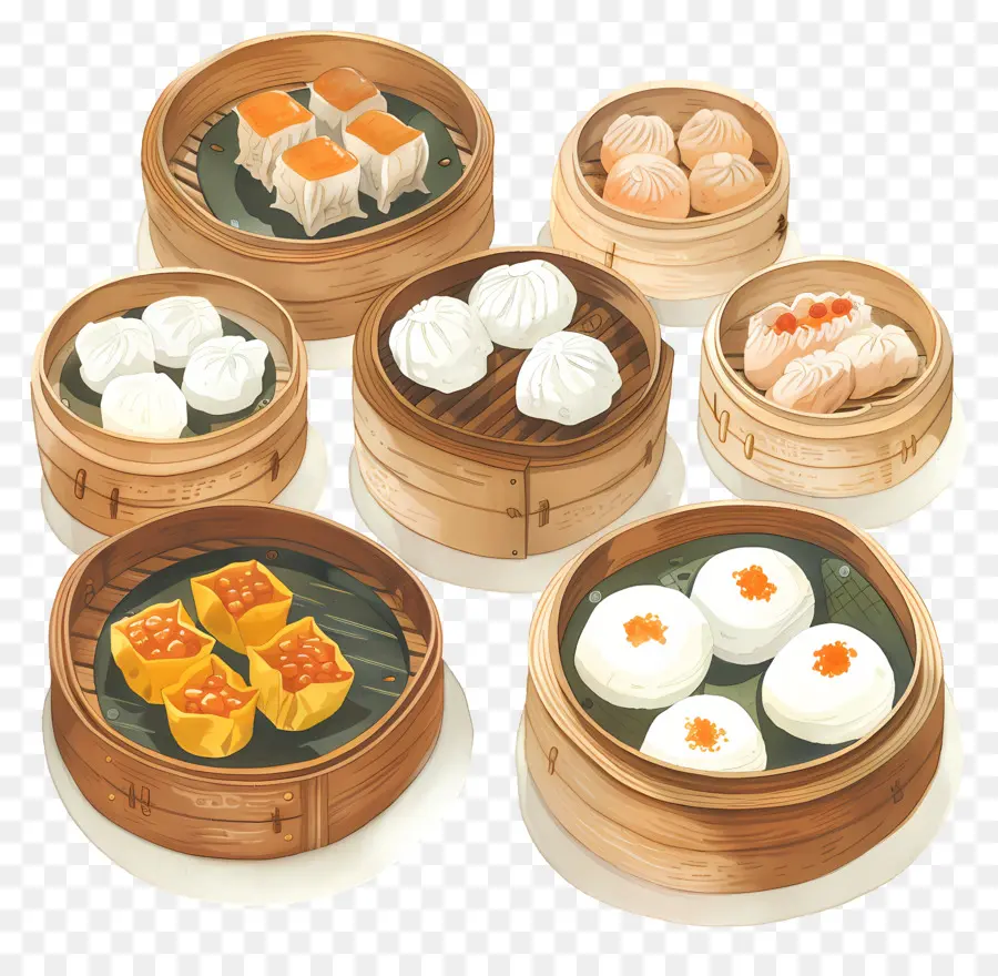 Dim Sum，Chinês PNG