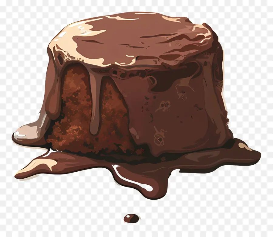 Bolo De Lava De Chocolate，Bolo De Chocolate PNG