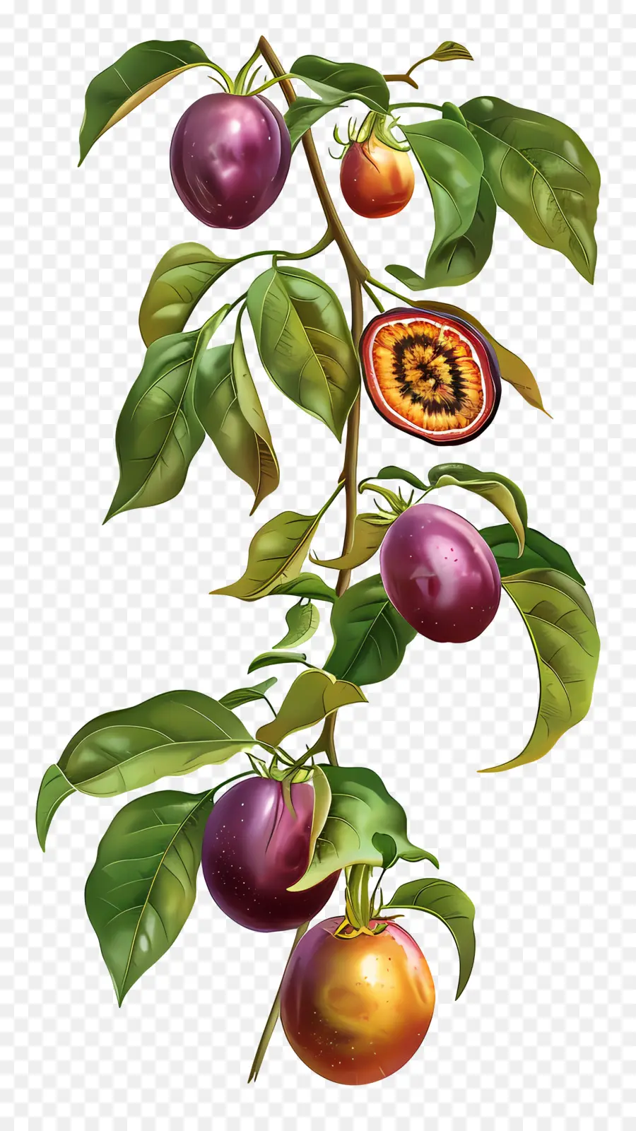 Frutas，Ameixa PNG