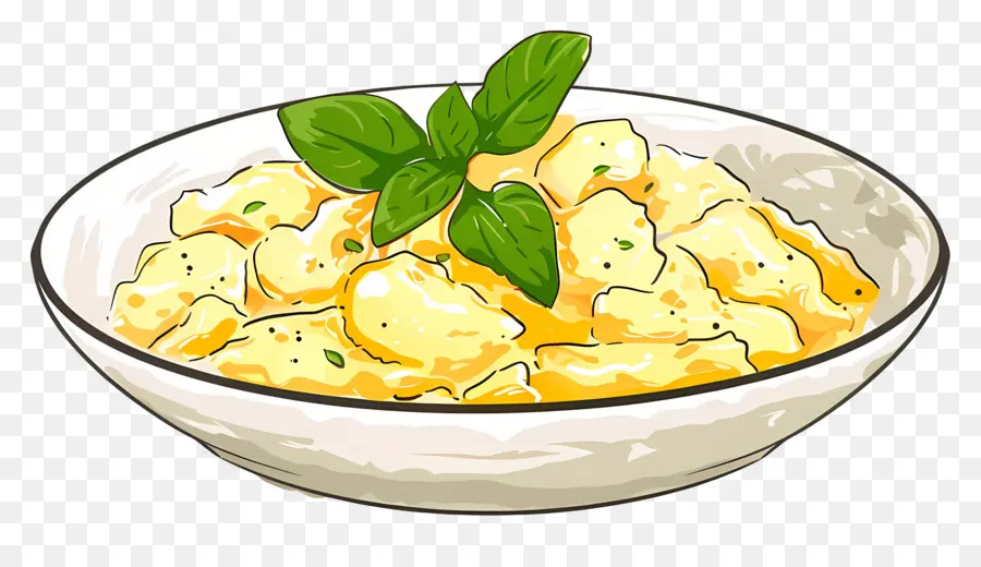 Ovos Mexidos，Purê De Batatas PNG