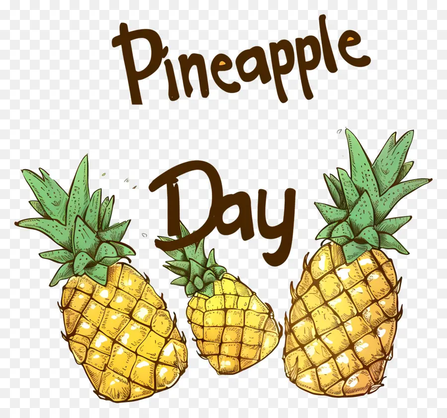 Dia Internacional Do Abacaxi，Pineapples PNG