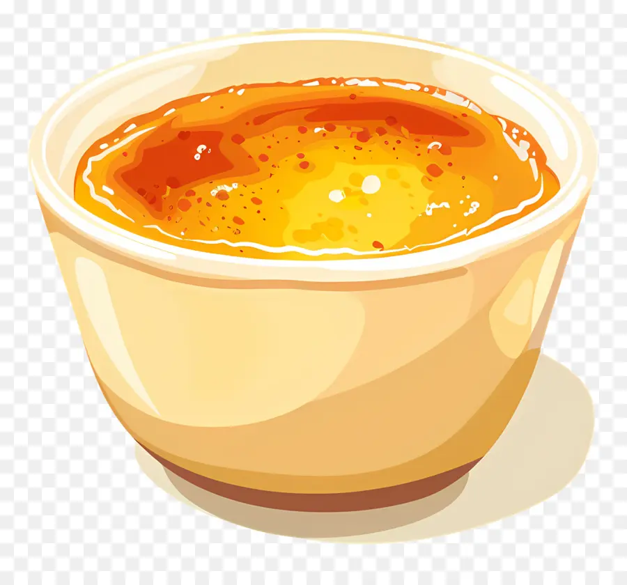 Crème Brûlée，Sopa PNG