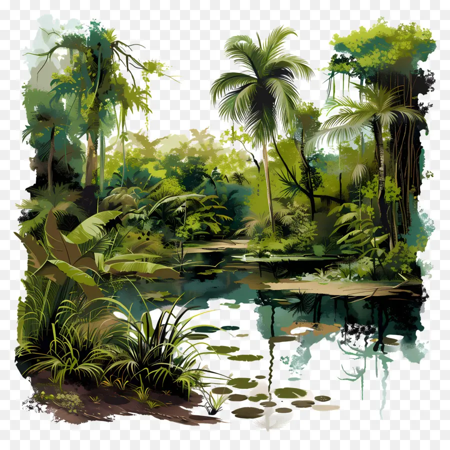 Pântano Tropical，Selva PNG