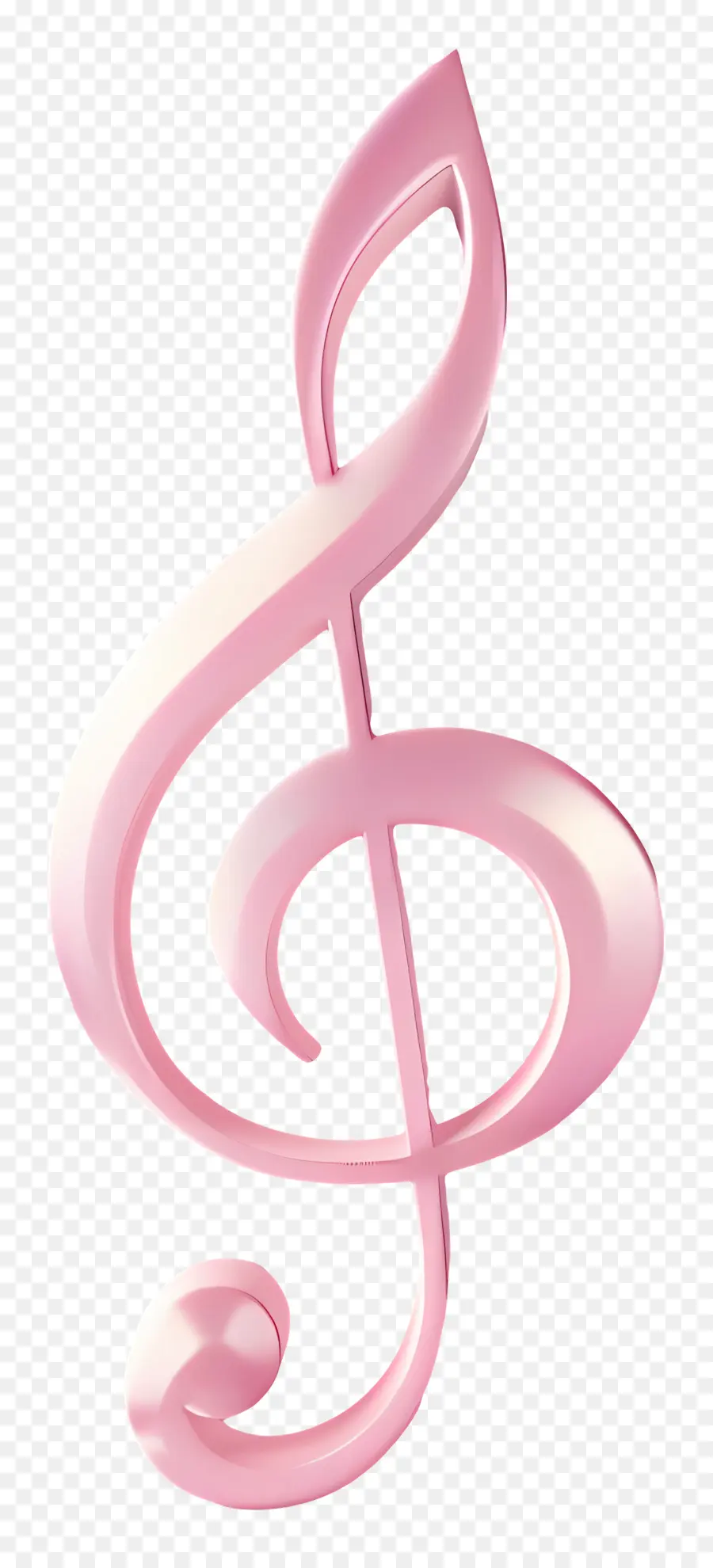 Nota Da Música，Nota Musical Rosa PNG