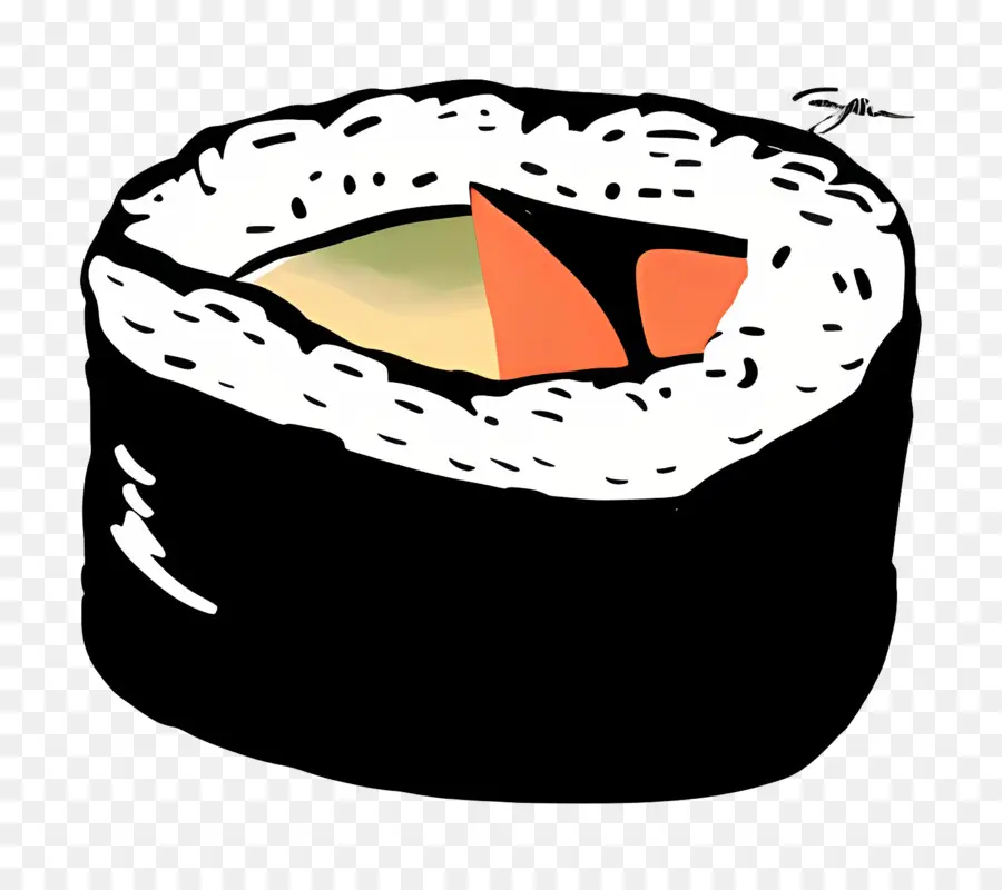 Sushi，Rolo De Sushi PNG