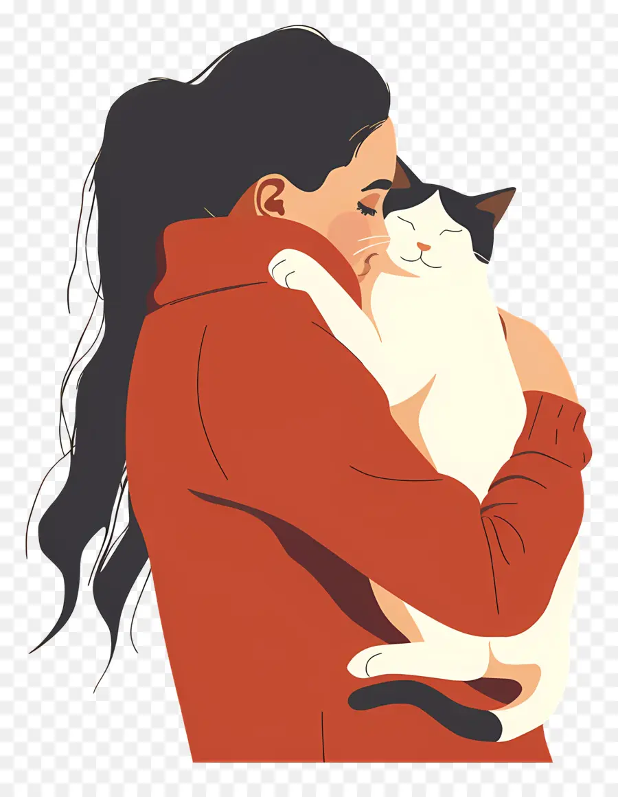 National Abraço Seu Dia De Gato，Abraçando Gato PNG