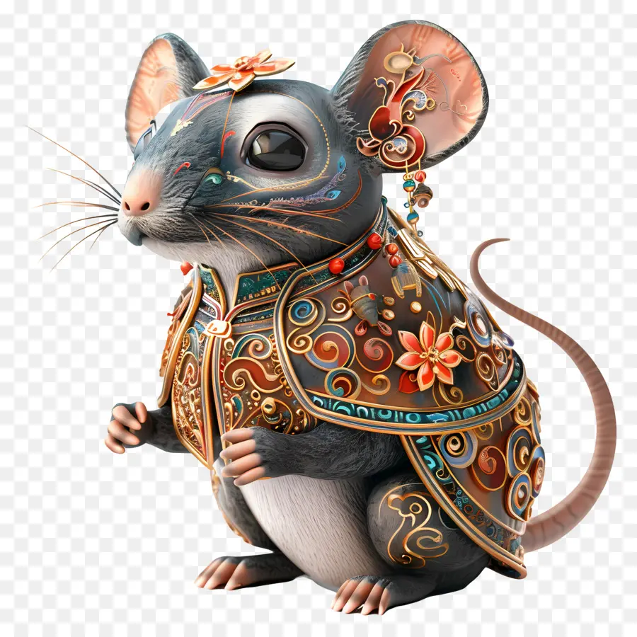 Zodíacos Chineses，Mouse Chinês PNG