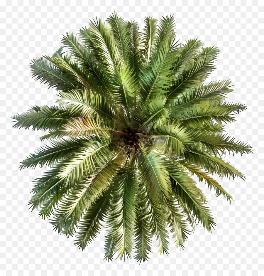 Palmeira, Vista De Cima，Palmeira PNG