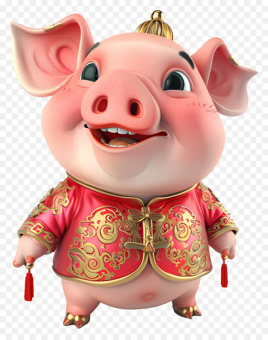 Zodíacos Chineses，Animados Do Porco PNG