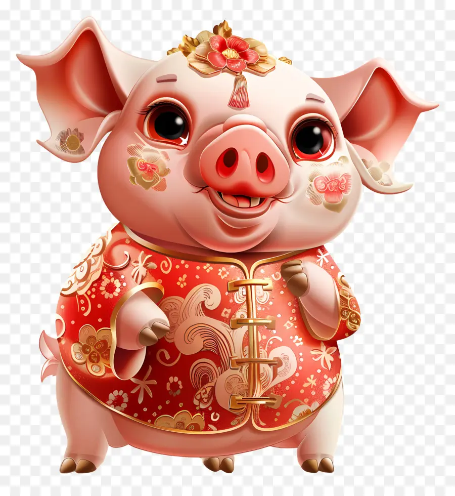 Zodíacos Chineses，Dos Desenhos Animados Do Porco PNG