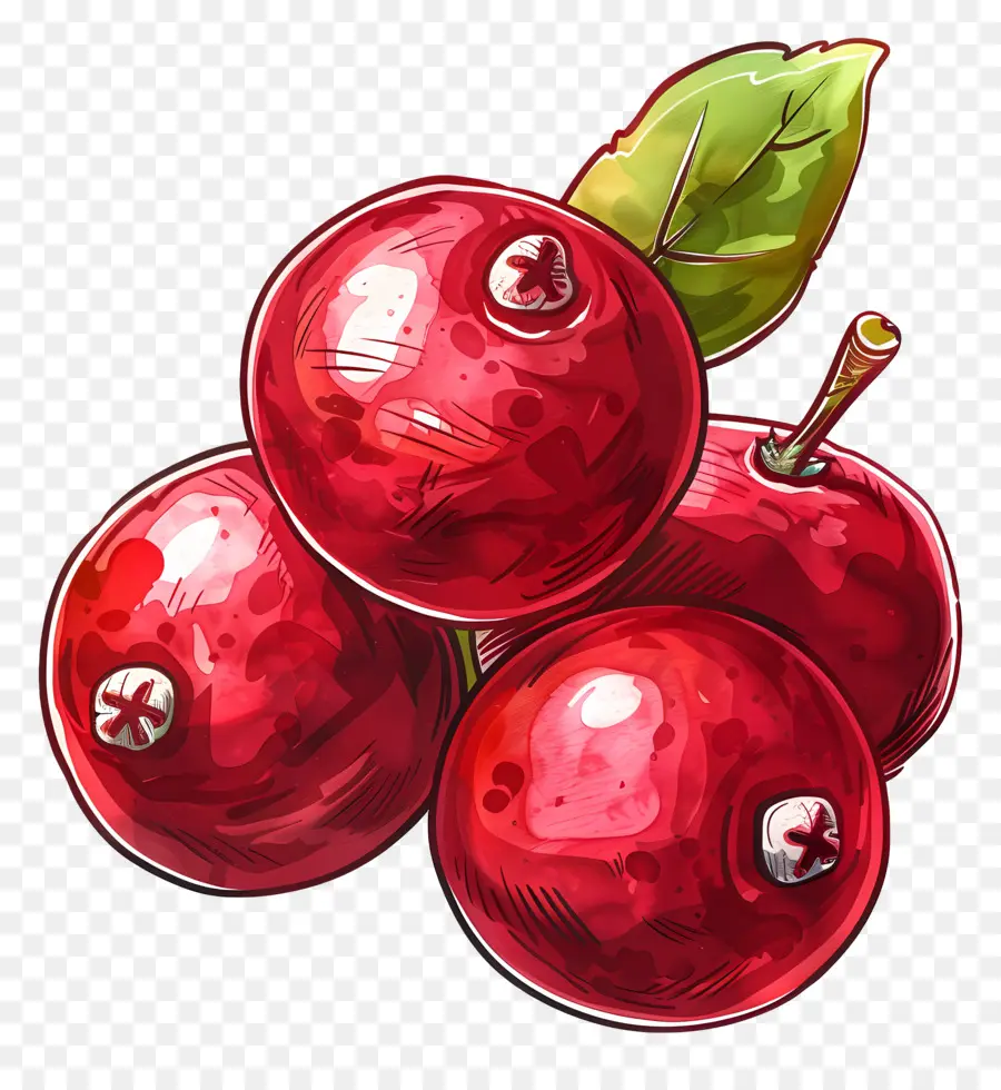 Cranberry，Cerejas Vermelhas PNG