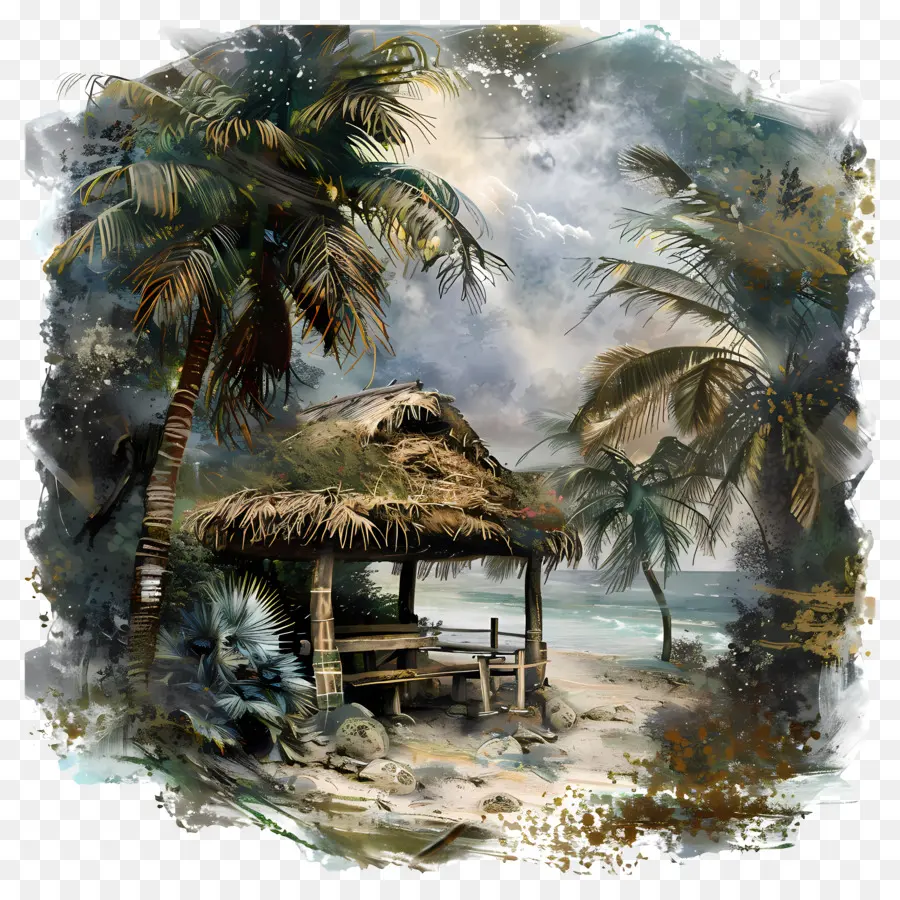 Abrigo De Verão，Ilha Tropical PNG