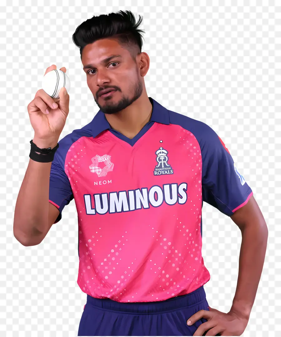 Realeza Do Rajastão，Jogador De Críquete PNG