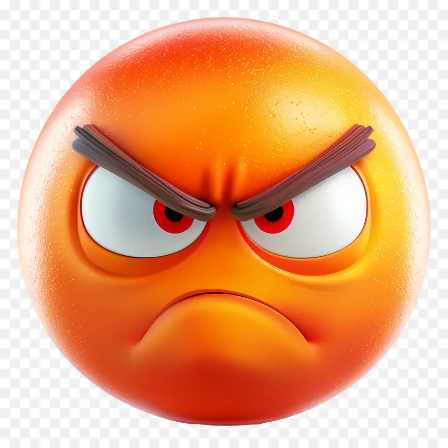 Emoji Irritado，Face PNG