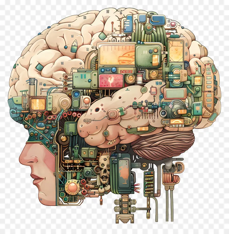 Cérebro Artificial，Cyborg PNG