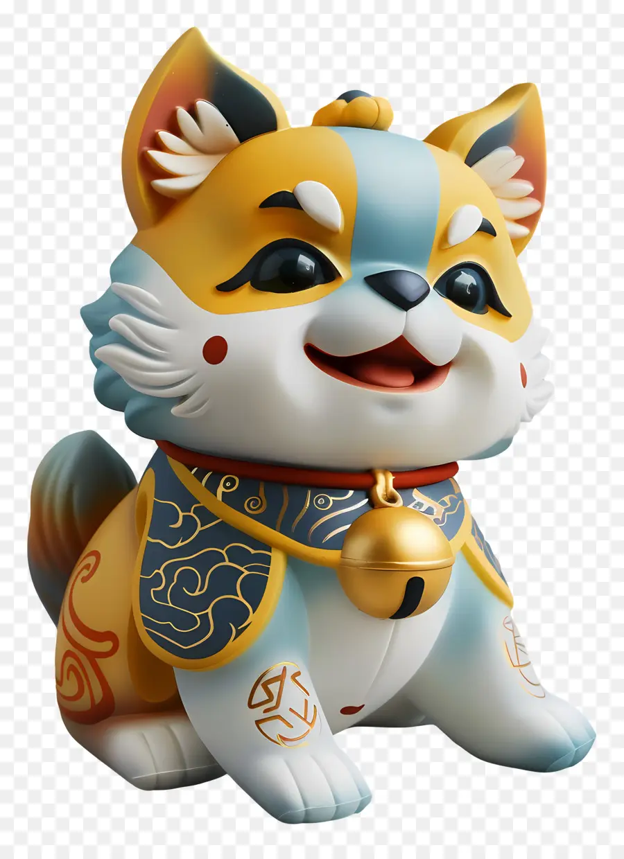 Zodíacos Chineses，Gato De Sorte Chinês PNG