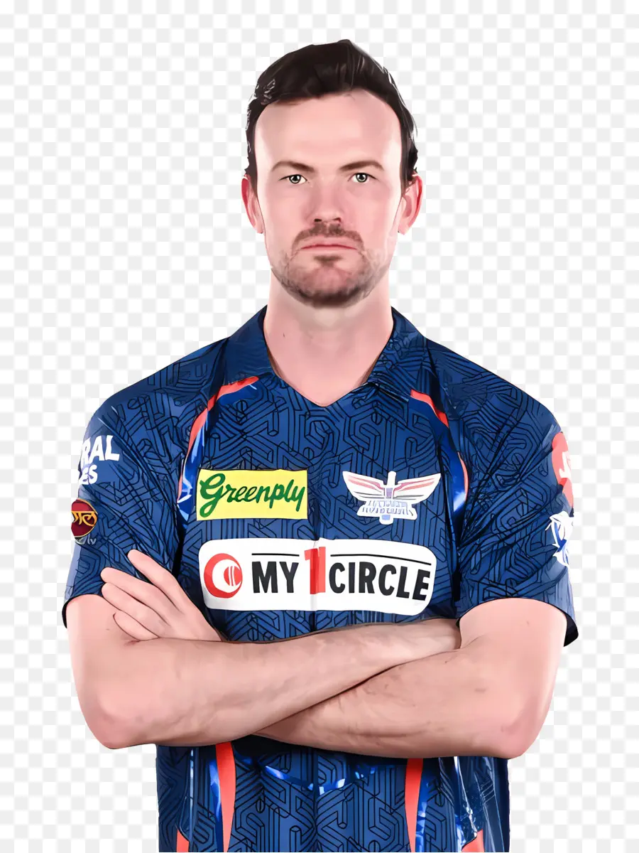 Lucknow Super Giants，Fundo Azul PNG