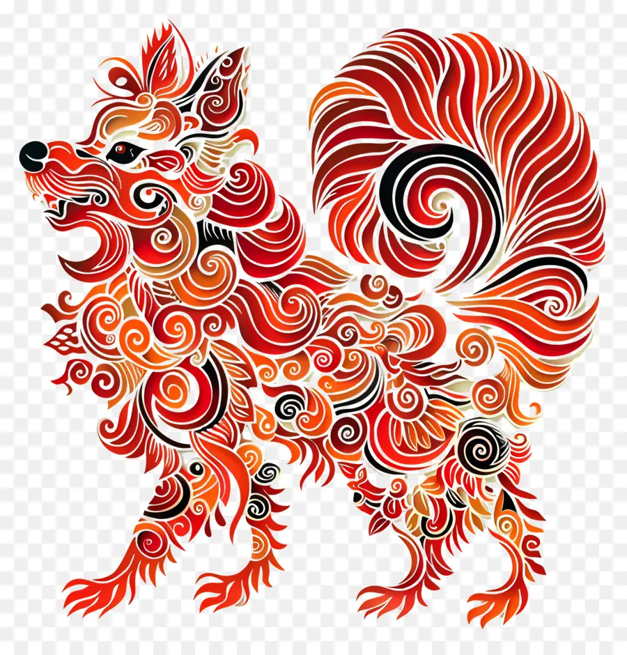 Zodíacos Chineses，Cachorro Fofo PNG