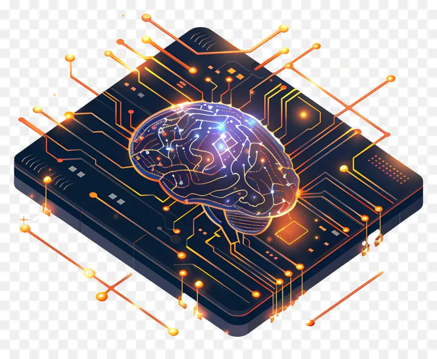 Inteligência Artificial，Cérebro PNG