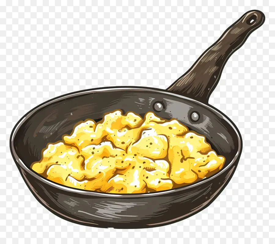 Frying Pan，Ovos Mexidos PNG
