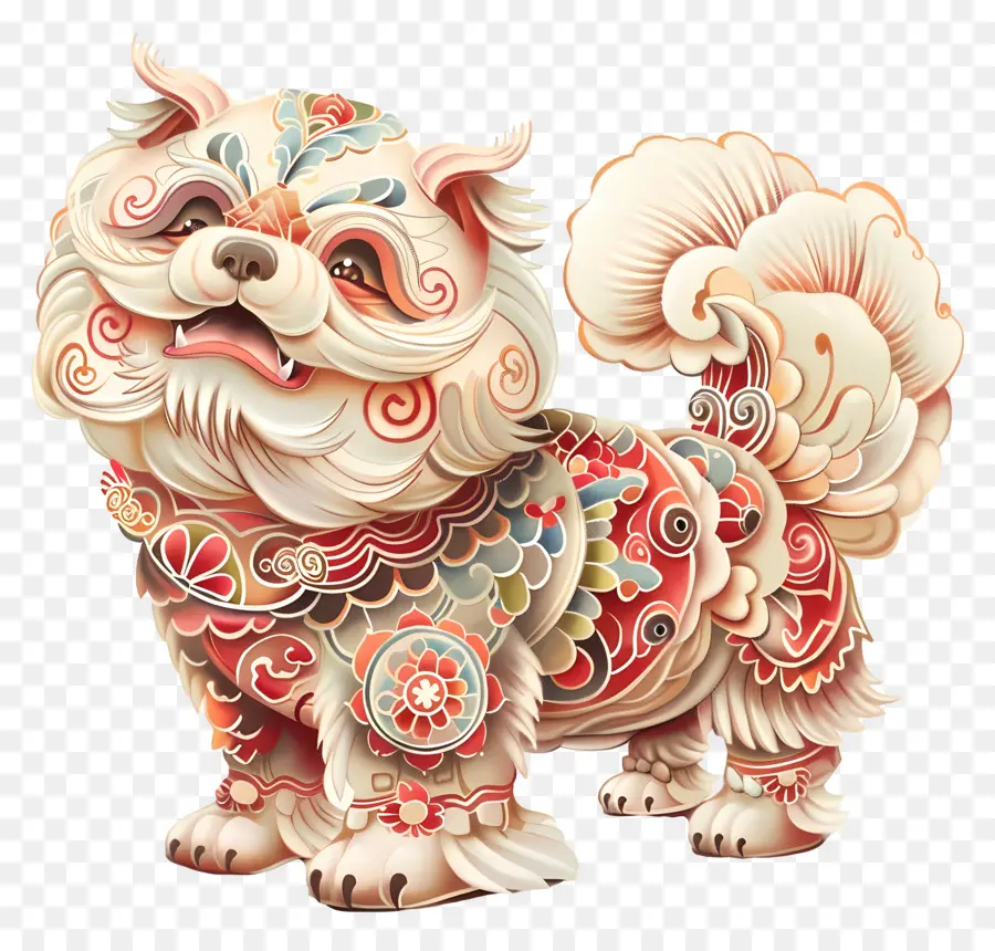 Zodíacos Chineses，Cachorro Decorativo PNG