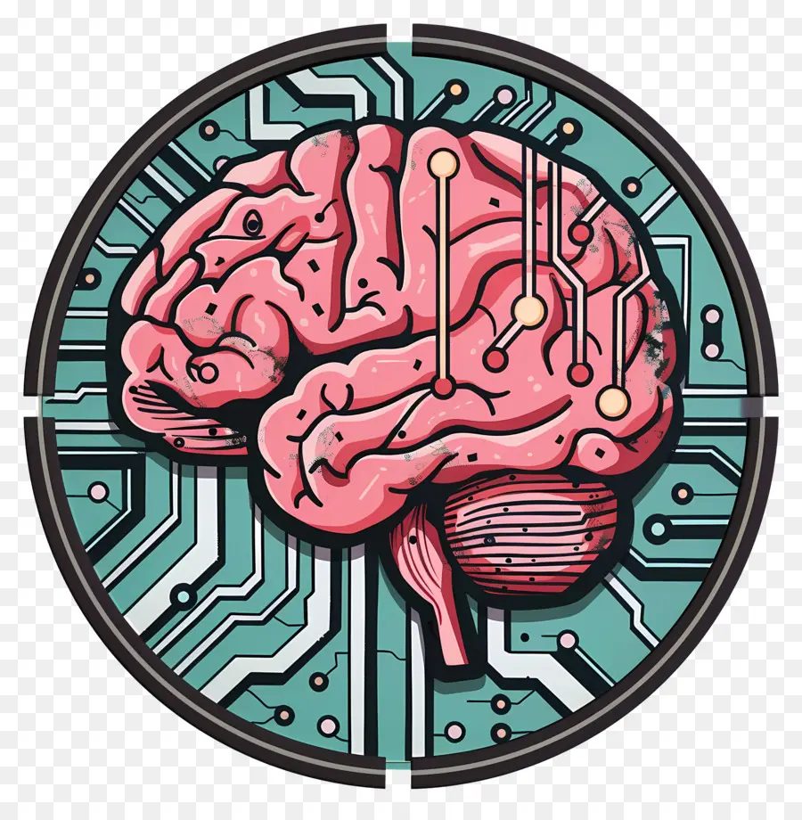 Inteligência Artificial，Cérebro PNG