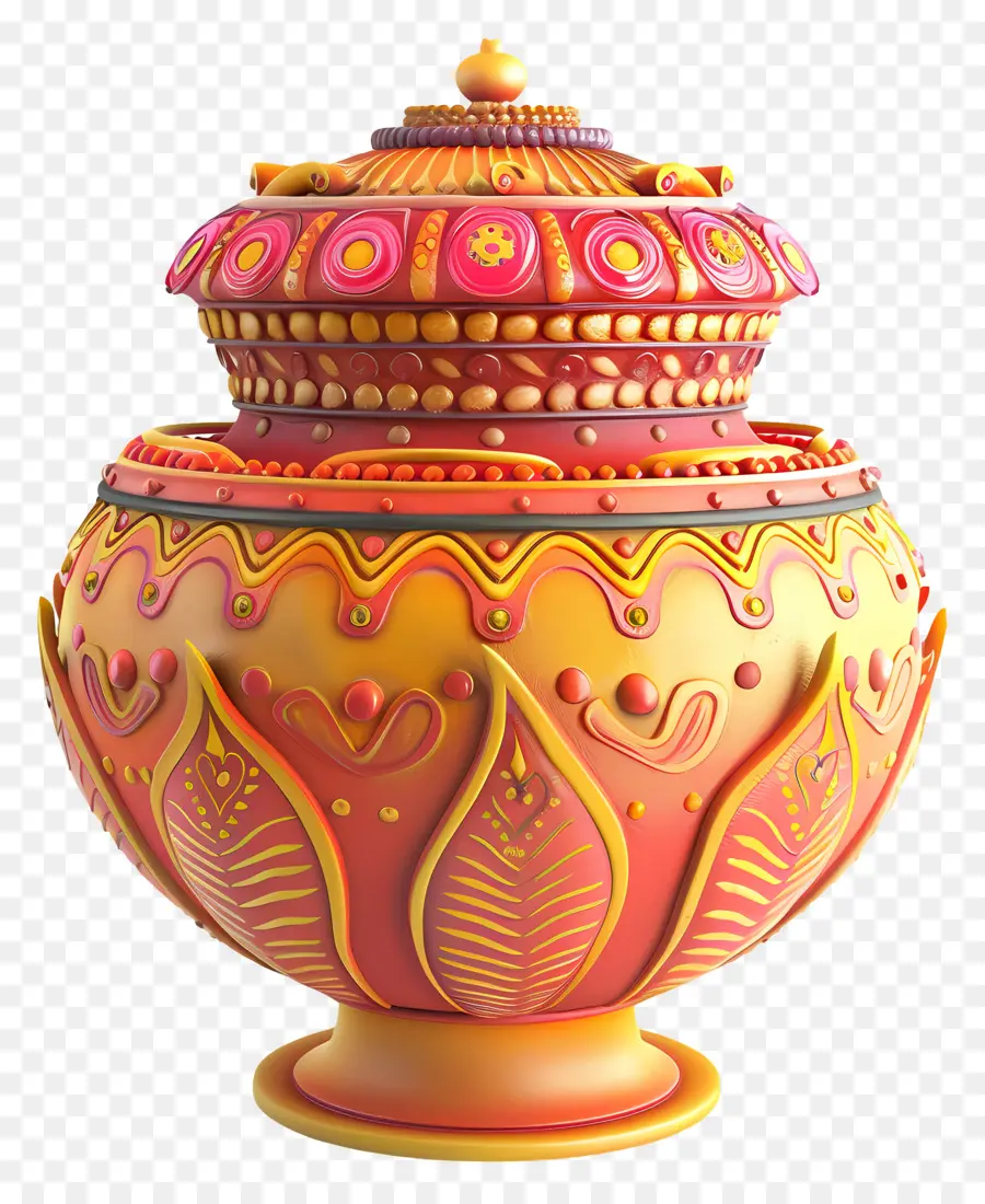 Kalash，Vaso Ornamentado PNG