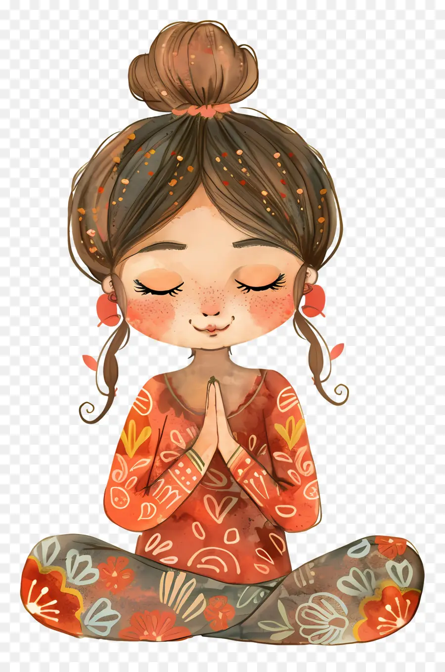 Namaste，Meditação PNG