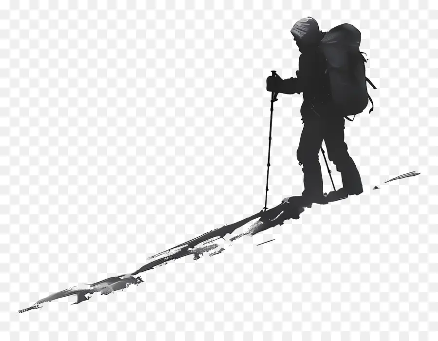 Alpinista，Esqui PNG
