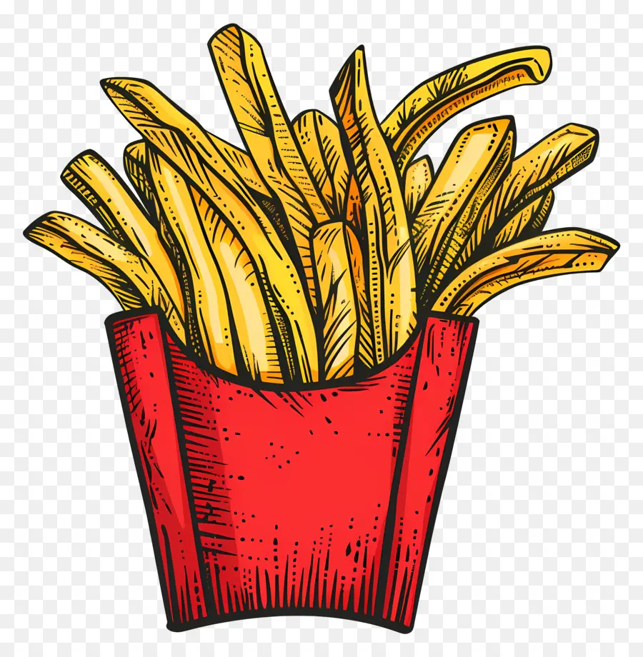 Batatas Fritas，Lanche PNG