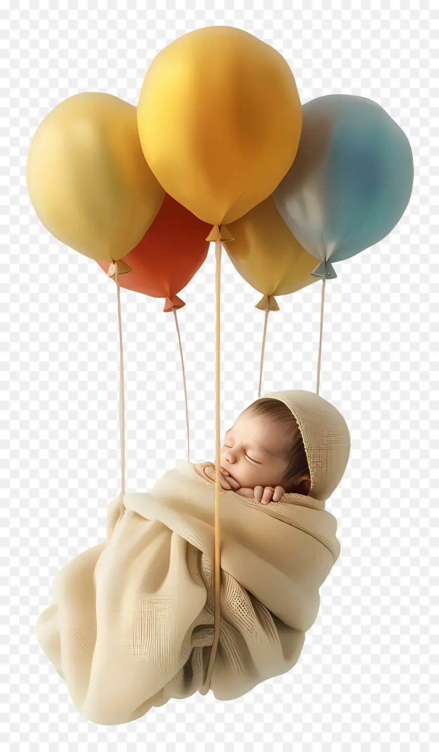 Recém Nascido，Balão PNG