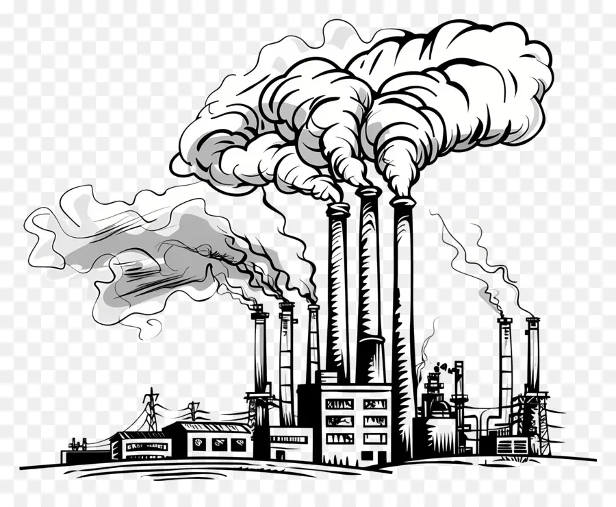 Poluição，Unidade Industrial PNG