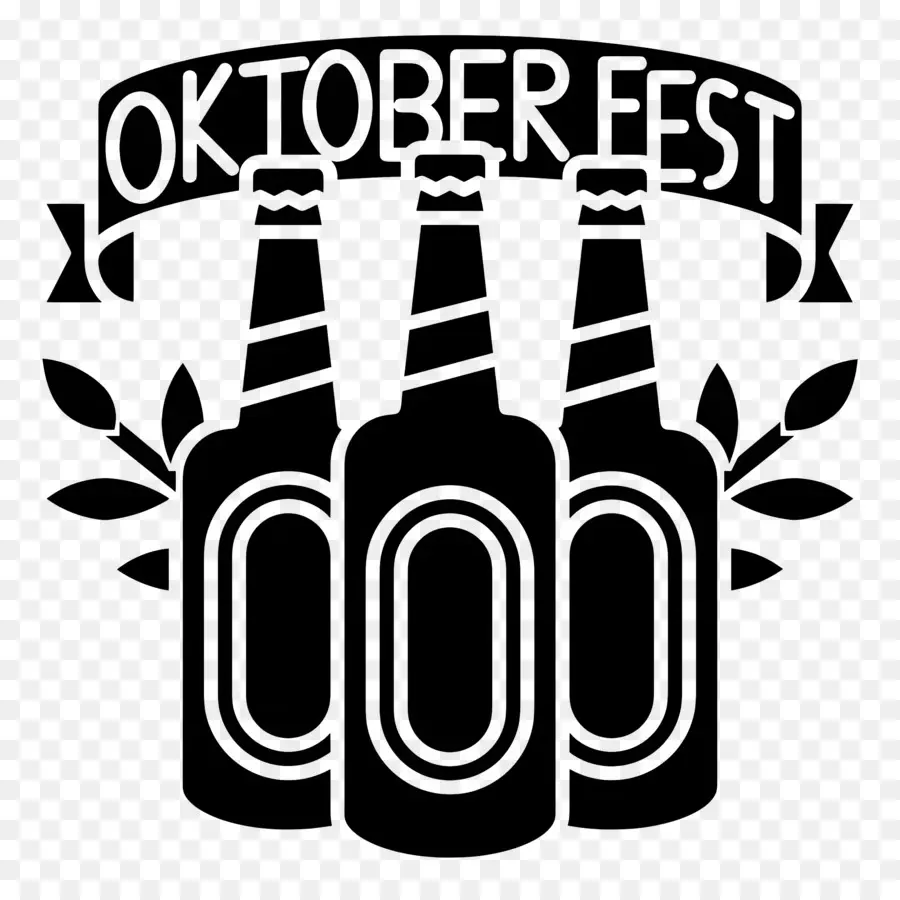 Oktoberfest，Garrafas De Cerveja PNG