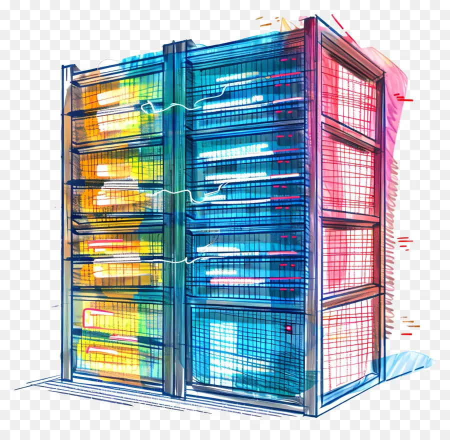 Servidor De Dados，Rack De Servidor PNG