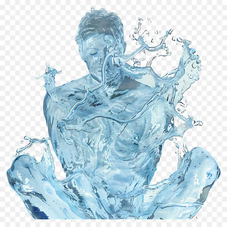 Homem Abstrato，água PNG