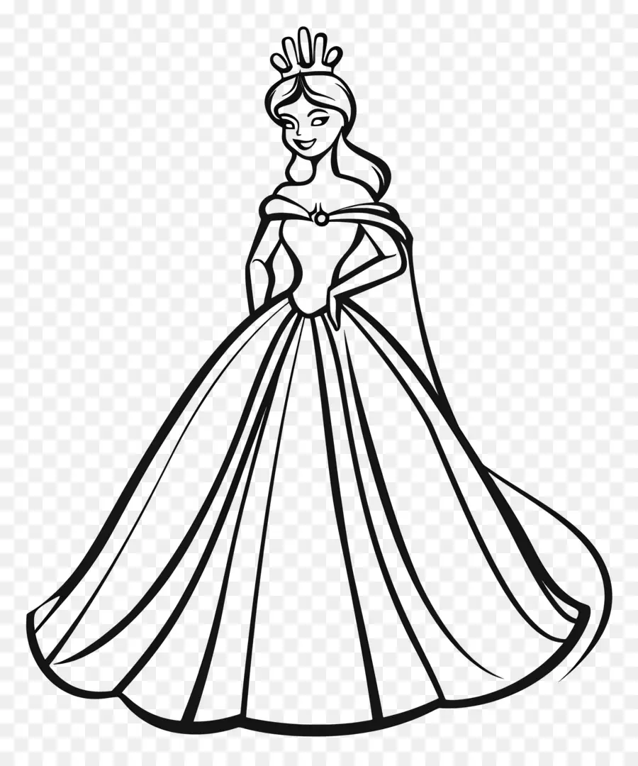 Princesa，Vestido PNG