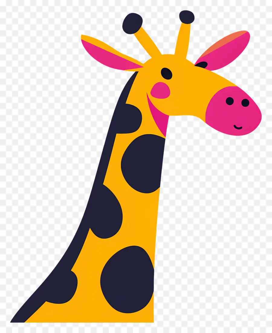 Girafa De Desenho Animado，Girafa PNG