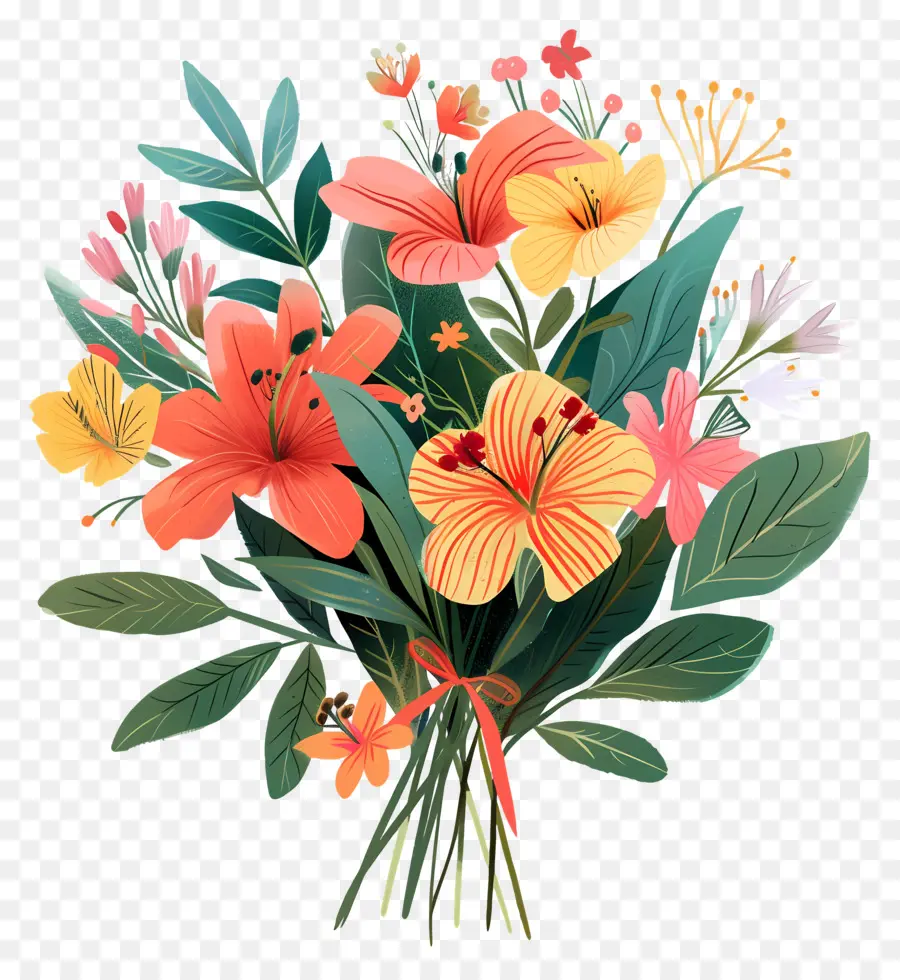 Buquê，Flores De Laranja PNG
