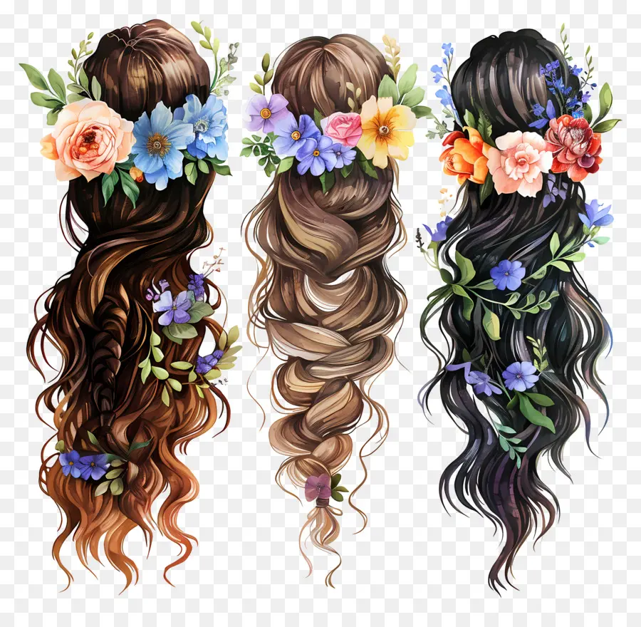 Estilo De Cabelo，Cabelo Trançado PNG